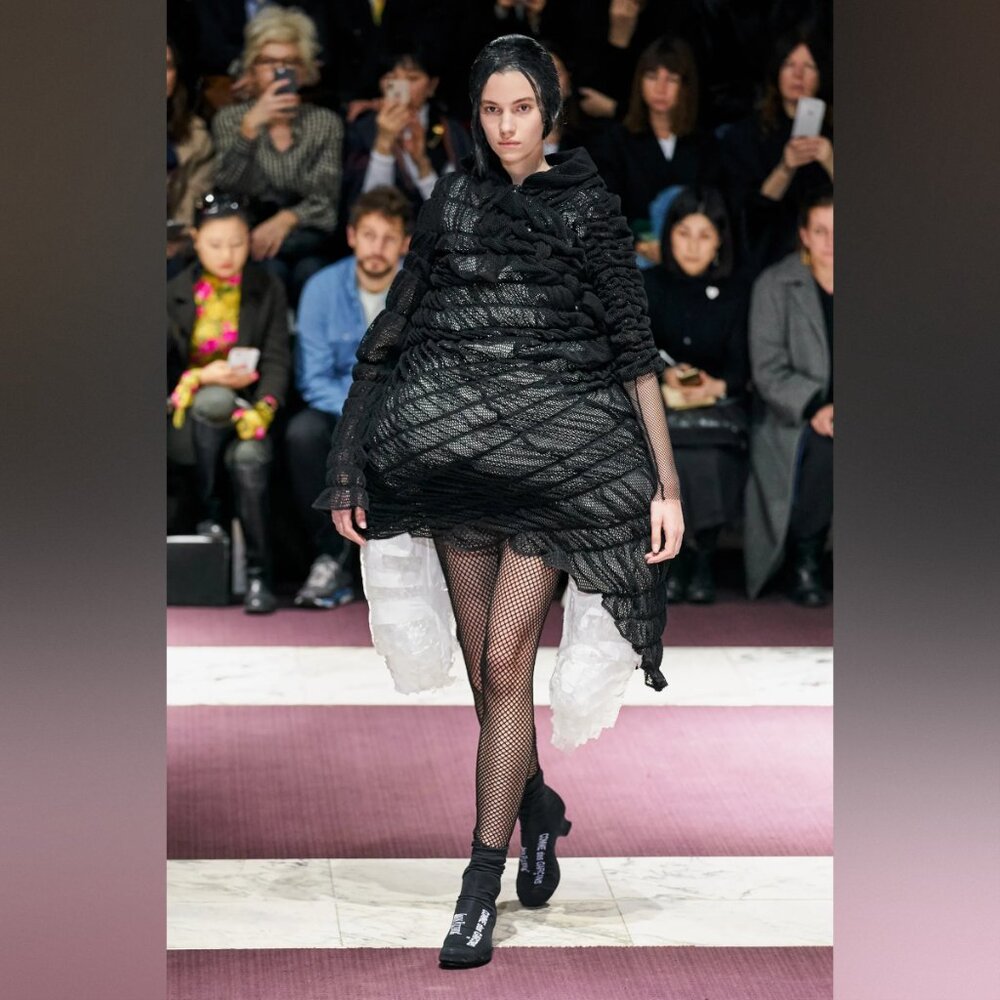 *NEW* Comme des Garรงons Black Label Fishnet Tights โ OS